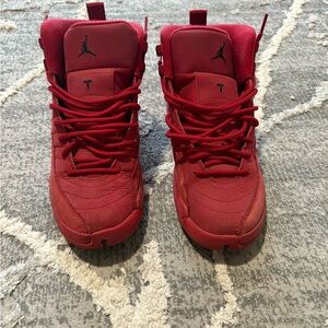 Kids Red Jordan Sneakers